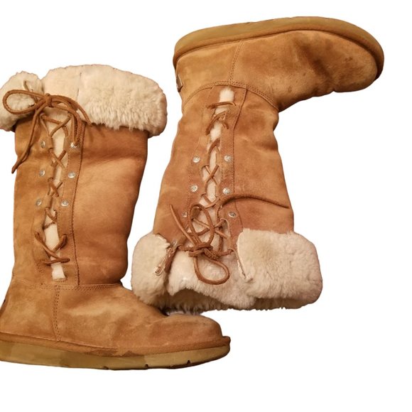 UGG Australia | Upside | #5163 | Lace Up | Tall Winter Boot | Shearling Size: 7 - Picture 6 of 16
